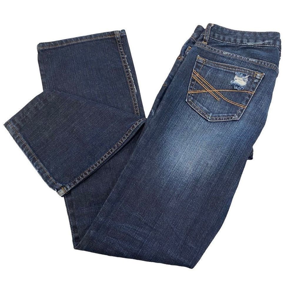 Aeropostale 5/6 Distressed Bootcut Jeans Junior Sizing 5 6